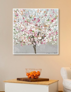 Pintura Amor de primavera técnica mixta Cuadros Jr Flores