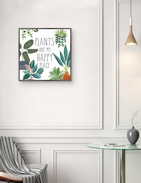 Pintura Planta hogar I técnica mixta Cuadros Jr Floral