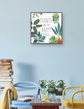 Pintura Planta hogar I técnica mixta Cuadros Jr Floral