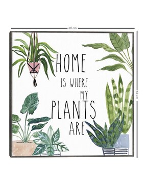 Pintura Casa de las plantas II técnica mixta Cuadros Jr Floral