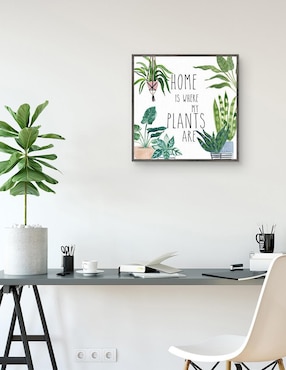 Pintura Casa de las plantas II técnica mixta Cuadros Jr Floral