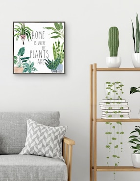 Pintura Casa de las plantas II técnica mixta Cuadros Jr Floral