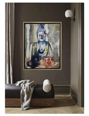 Pintura Buda (Buddha) técnica mixta Lune Art Gallery Espiritualidad