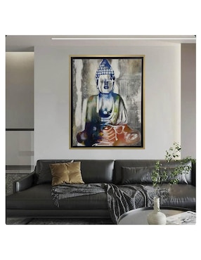 Pintura Buda (Buddha) técnica mixta Lune Art Gallery Espiritualidad