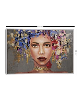 Pintura La Invitación técnica mixta Cuadros Jr
