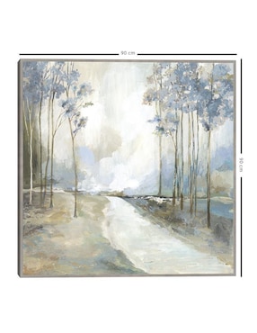 Pintura Ruta Azul Inicio técnica mixta Cuadros Jr