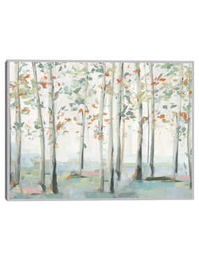 Pintura Bosque Esmeralda III técnica mixta Cuadros Jr