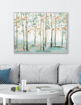 Pintura Bosque Esmeralda III técnica mixta Cuadros Jr