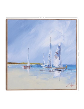 Pintura Velas Aspendale técnica mixta Cuadros Jr