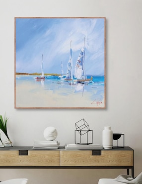 Pintura Velas Aspendale técnica mixta Cuadros Jr