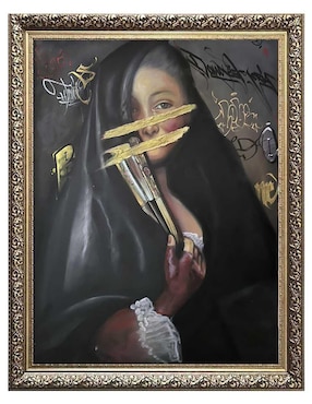 Pintura Adelaida técnica óleo Lune Art Gallery