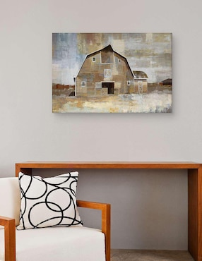 Pintura Cosecha II técnica mixta Cuadros Jr Paisaje