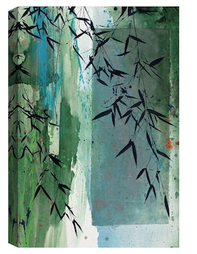 Pintura Niebla de gasa técnica mixta Cuadros Jr Paisaje