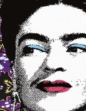 Pintura Frida mi propia musa técnica mixta Cuadros Jr Moderno