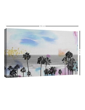 Pintura Pasion por viajar técnica mixta Cuadros Jr Paisaje