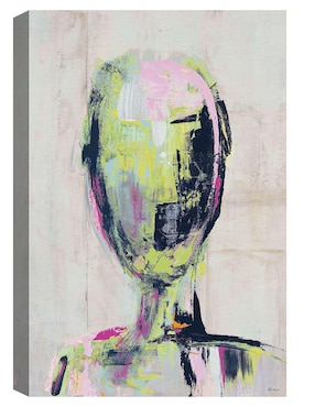 Pintura Verde de la envidia técnica mixta Cuadros Jr Abstracto