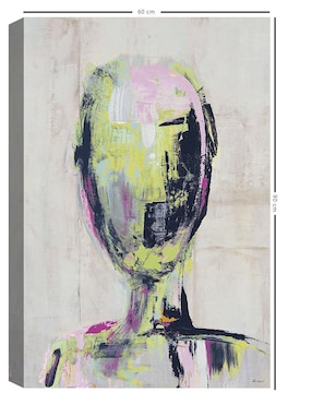 Pintura Verde de la envidia técnica mixta Cuadros Jr Abstracto