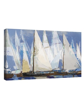 Pintura Flota técnica mixta Cuadros Jr Costa