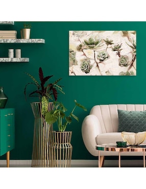 Pintura Principe verde técnica mixta Cuadros Jr