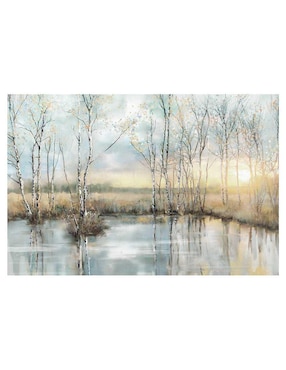 Pintura Reflexiones tranquilas técnica mixta Cuadros Jr