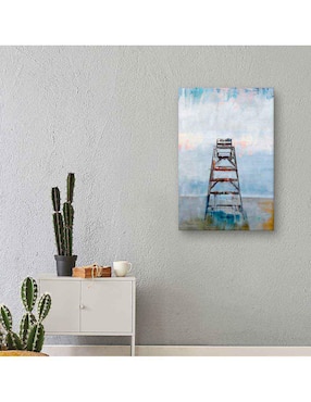 Pintura El puesto de observacion técnica mixta Cuadros Jr