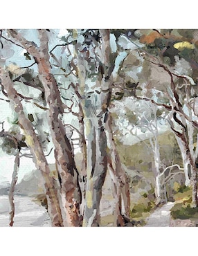 Pintura Camino del rio técnica mixta Cuadros Jr