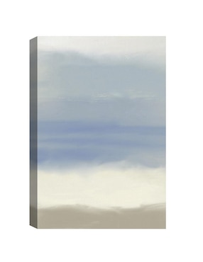 Pintura Mar y cielo ligero técnica mixta Cuadros Jr Asbtractos