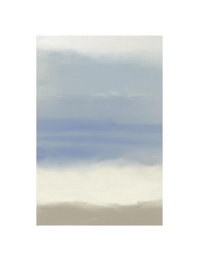 Pintura Mar y cielo ligero técnica mixta Cuadros Jr Asbtractos