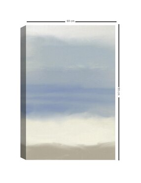 Pintura Mar y cielo ligero técnica mixta Cuadros Jr Asbtractos