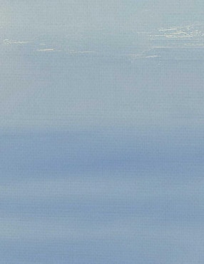 Pintura Mar y cielo ligero técnica mixta Cuadros Jr Asbtractos