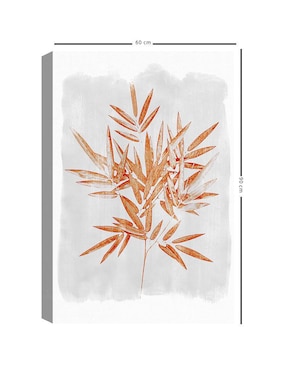 Pintura Bambú elegante técnica mixta Cuadros Jr Floral
