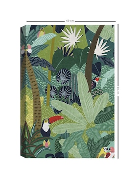 Pintura Aves tropicales técnica mixta Cuadros Jr Animales