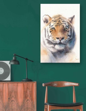 Pintura Tigre técnica mixta Cuadros Jr Animales