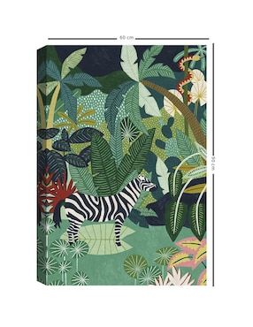 Pintura Tropical Equus técnica mixta Cuadros Jr Animales