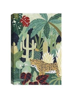 Pintura Acinónix tropical técnica mixta Cuadros Jr Animales