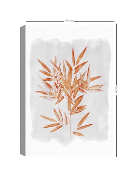 Pintura Armonia de Bambú técnica mixta Cuadros Jr Floral
