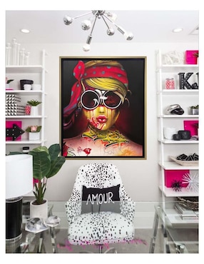 Pintura Rill Vibe técnica mixta Lune Art Gallery Popart