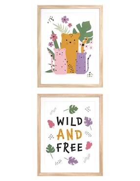 Litografía Haus Kids Wild And Free