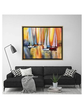 Pintura Veleros II técnica acrílico Lune Art Gallery Paisajes Veleros