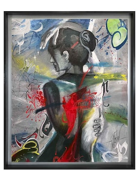 Pintura Jessica técnica acrílico Lune Art Gallery Desnudos