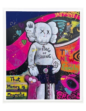 Pintura King Of Swing técnica mixta Lune Art Gallery Milleniart