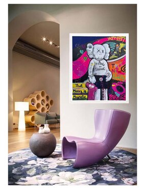 Pintura King Of Swing técnica mixta Lune Art Gallery Milleniart