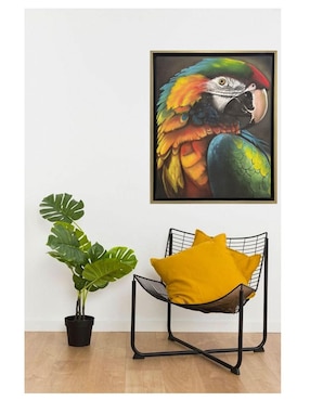 Pintura Perico II técnica mixta Lune Art Gallery AnimalArt