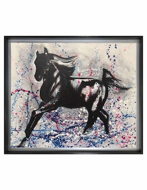 Pintura Galopando II técnica acrílico Lune Art Gallery AnimalArt