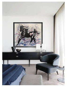 Pintura Galopando II técnica acrílico Lune Art Gallery AnimalArt