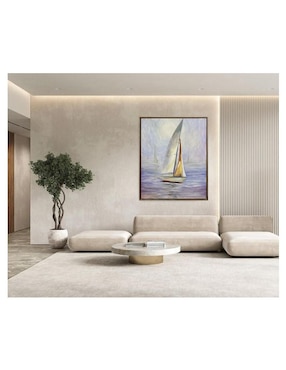 Pintura Veleros II técnica acrílico Lune Art Gallery Playa