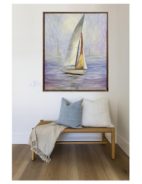 Pintura Veleros II técnica acrílico Lune Art Gallery Playa