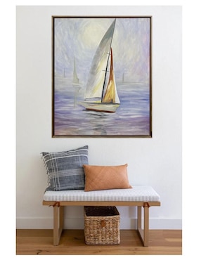 Pintura Veleros II técnica acrílico Lune Art Gallery Playa