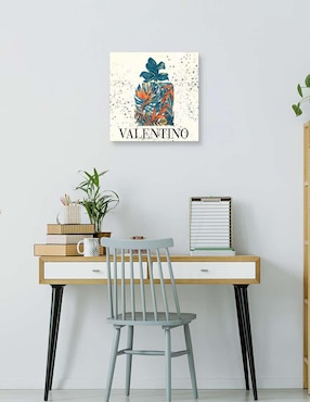 Pintura Frasco de perfume tropical técnica mixta Cuadros Jr