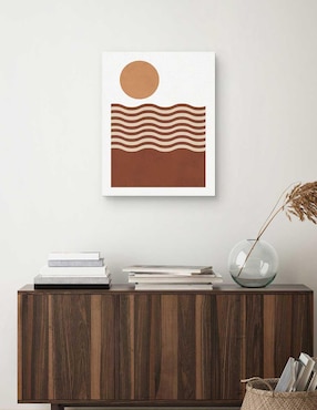Pintura Mar gráfico técnica mixta Cuadros Jr Moderno